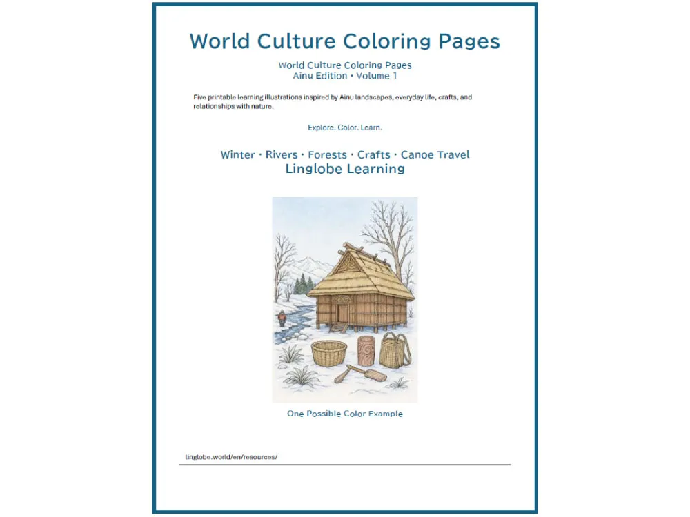 Printable world culture coloring pages