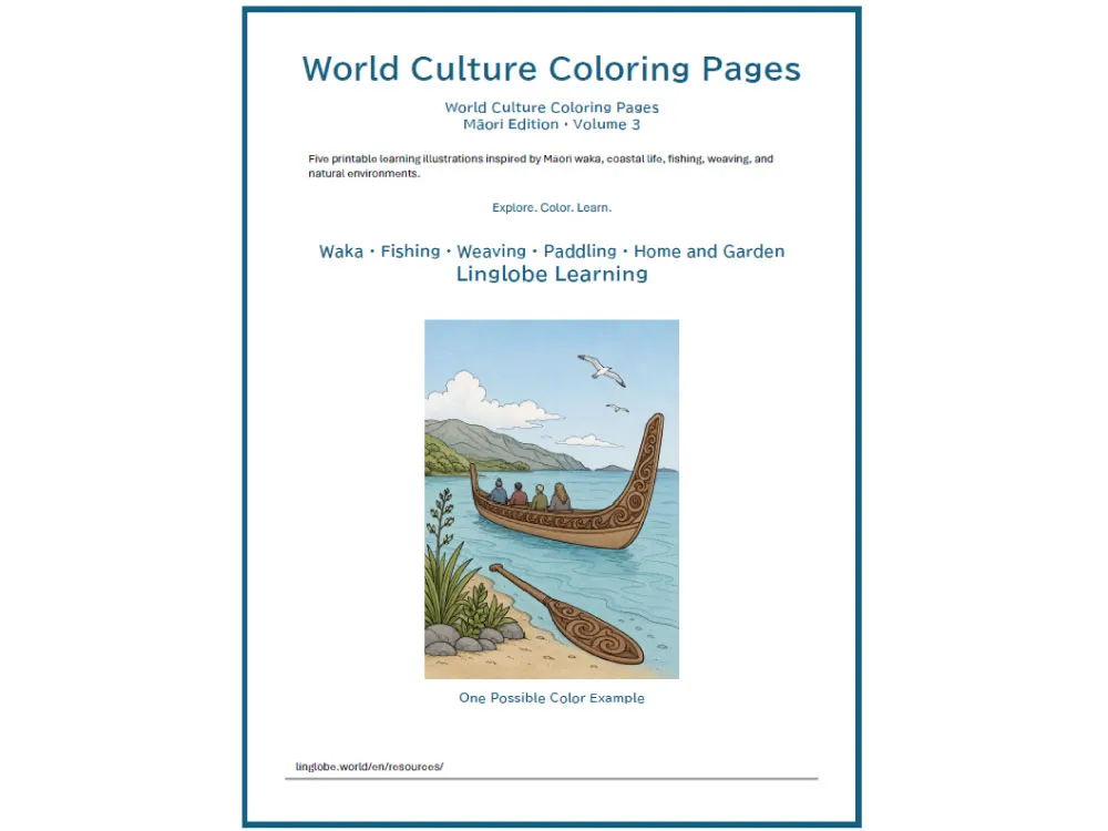 Printable world culture coloring pages